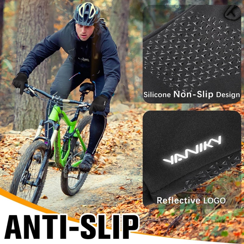 YANIKY Winter Gloves for Men Women: Windproof, Lightweight, Anti-Slip, Touch Screen, Sports Gloves for Running, Cycling, Driving, Hiking - Image 5
